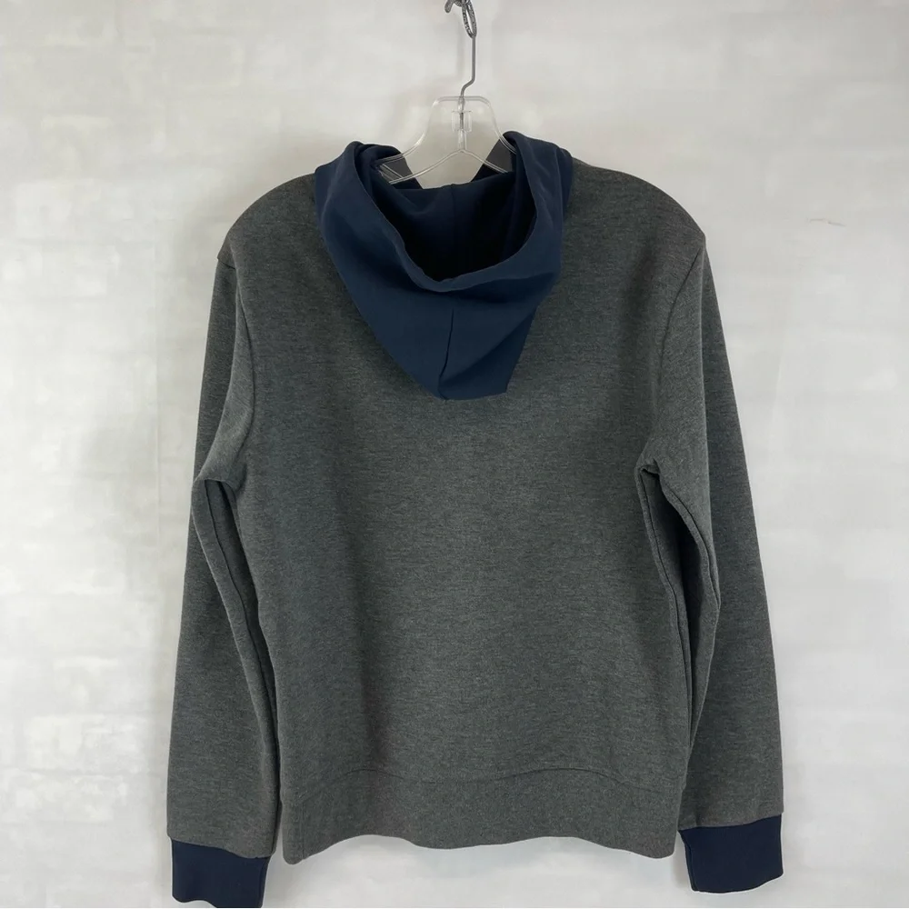 Polo Ralph Lauren Performance Hoodie Men’s Small Gray Logo Pullover‎ Sweatshirt